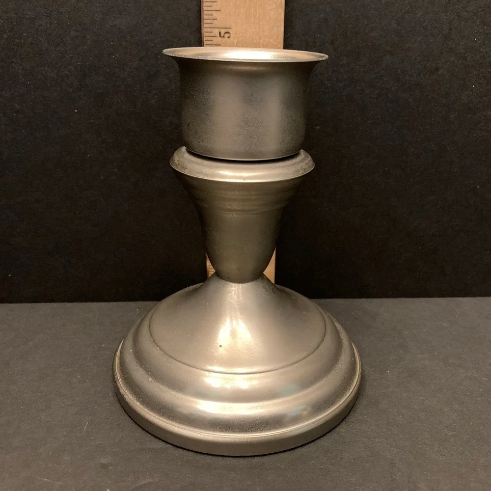 Provincetown Pewterlite Candlestick Holders Vtg‎ Convertible F.B. Rogers Taper
